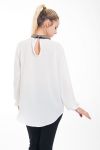 BLOUSE COL CLAUDINE 4617 BLANC