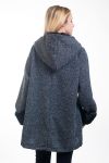 COAT FAUX FUR 5017 GREY