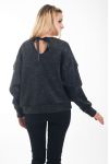 PULL PERLES A NOUER 4628 NOIR