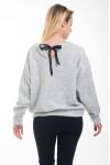 PULL PERLES A NOUER 4628 GRIS
