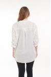 BIG SIZE BLOUSE 5067 WHITE