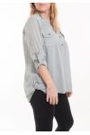 BIG SIZE BLOUSE 5067 GREY