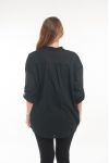 GROOT FORMAAT BLOUSE 5067 ZWART