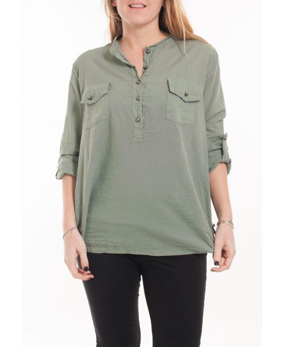 GROOT FORMAAT BLOUSE 5067 GROEN