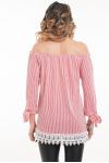 TOP SCHOUDERS DENUDEES SCRATCH-5065 ROOD