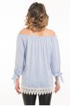 TOP SCHOUDERS DENUDEES SCRATCH-5065 BLAUW