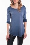 T-SHIRT SCHOUDERS KRALEN 5046 NAVY