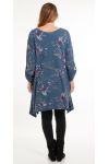 LARGE SIZE TUNIC PRINTED 5084 BLUE