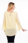 BLOUSE DENTELLE 5088 JAUNE