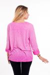 NECK T-SHIRT FANTASY 6004 FUCHSIA