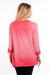 NECK T-SHIRT FANTASY 6004 CORAL