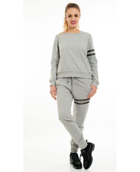 ENSEMBLE SWEAT + PANTALON 5085 GRIS