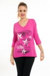 STAMPE PER T-SHIRT 6017 FUCSIA