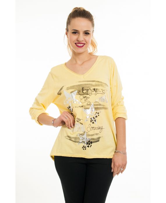 STAMPE PER T-SHIRT 6017 GIALLO