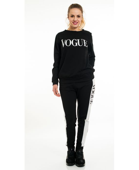ENSEMBLE SWEAT + PANTALON 6007 NOIR