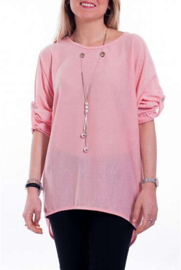 T-SHIRT JUWEL INTEGRIERTE 6041 ROSA