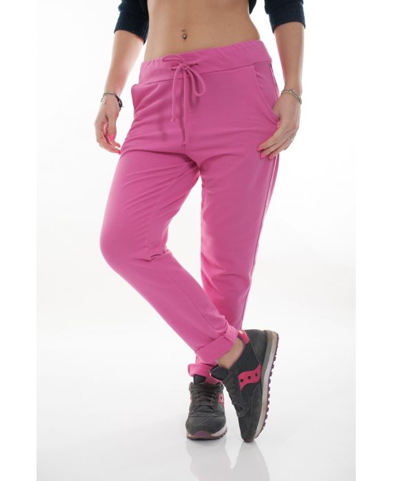 PANTALONES DE ESTRELLAS 6086 FUSHIA