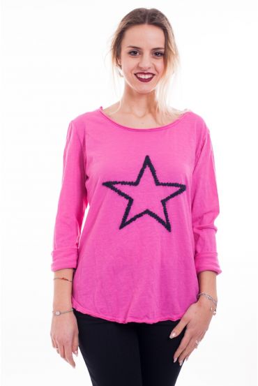 T-SHIRT STAR 6093 FUSHIA