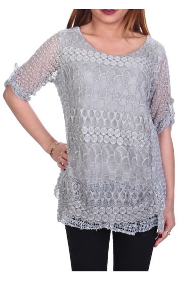 LARGE SIZE TUNIC MIX CONTENTS 6057 GREY