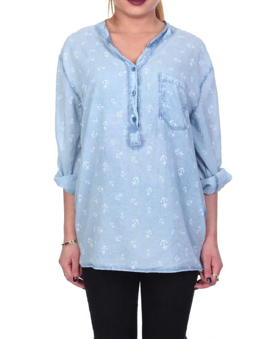 TUNIC ANCHOR 5095 BLUE