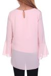 BLUSA DE ENCAJE ROSA 5088