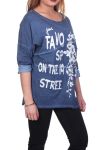 T-SHIRT AFFOLLANO 4053 BLU