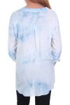 TUNIEK PAILLETTEN VLINDERS S9091 BLAUW