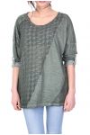 T-SHIRT MIX INHALT KHAKI S7042