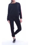 SET SWEATSHIRT + PANTS 7048 BLACK