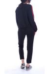 SET SWEATSHIRT + PANTS 7048 BLACK