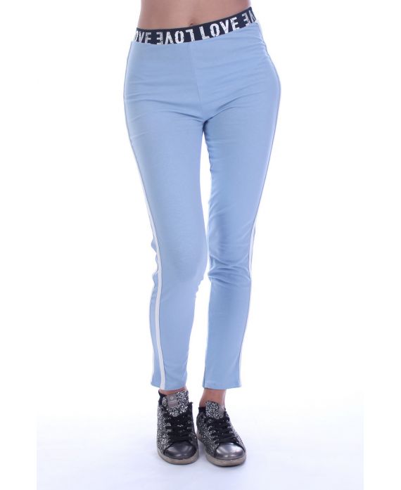 HOSE-LEGGINS LOVE 7050 AZUR-BLAU