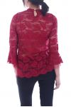 TUNIC LACE 5005 BORDEAUX