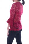 TUNIC LACE 5005 BORDEAUX