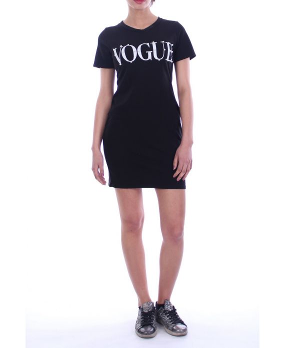 KLEID-TUNIKA-VOGUE PERLEN 7047 SCHWARZ