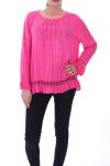 TUNIEK VLOEISTOF 6031 FUSHIA