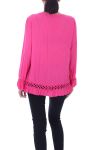 TUNIEK VLOEISTOF 6031 FUSHIA