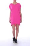 ROBE TUNIQUE PERLES 9039 FUSHIA