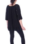 TUNIQUE PERLES 9031 NOIR