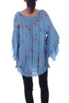 TUNIQUE BOHEMIENNE 9032 BLEU