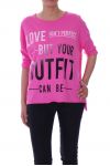 T-SHIRT OUTFIT 6099 FUSHIA