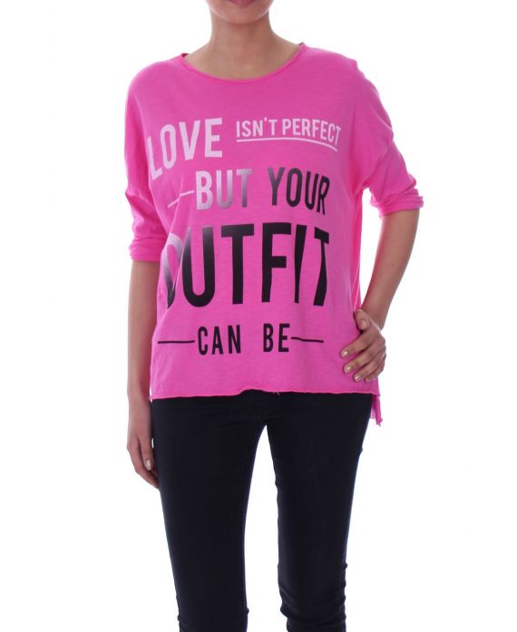 T-SHIRT OUTFIT 6099 FUSHIA