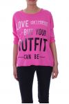 T-SHIRT OUTFIT 6099 FUSHIA