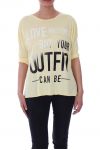 T-SHIRT OUTFIT 6099 JAUNE