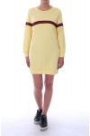 T-SHIRT LUNGA CINTURA 6009 GIALLO