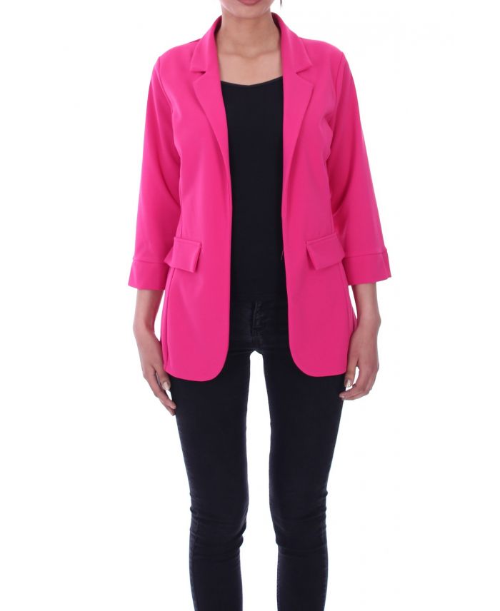 VESTE BLAZER 9060 FUSHIA www.grossiste pret a porter
