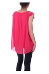 TOP CORTO DE ENCAJE 9112 FUSHIA