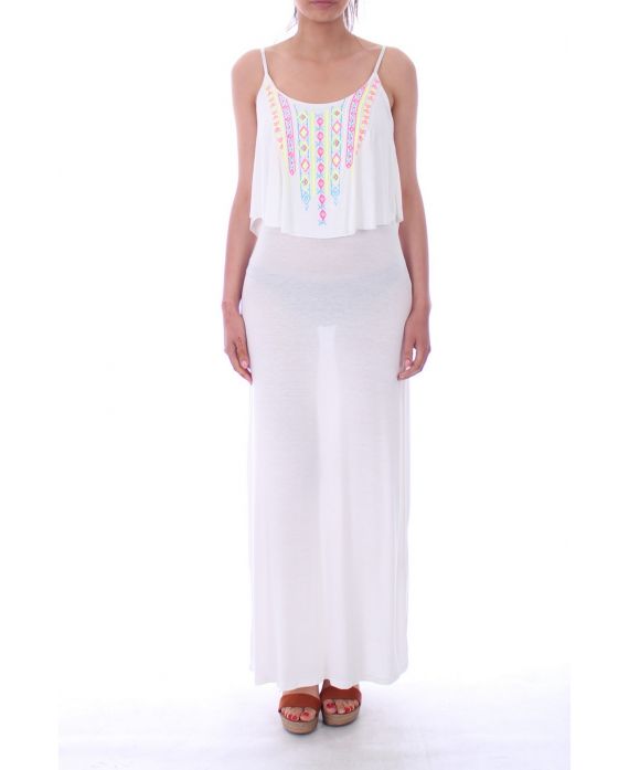 LONG DRESS 9181 WHITE