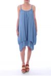 ROBE DOS FANTAISIE 9188 BLEU