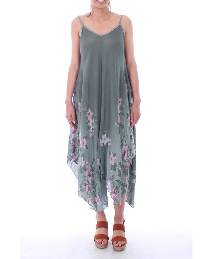 KLEID BEDRUCKTE 9189 MILITÄR GRÜN - grossiste-pret-a ...