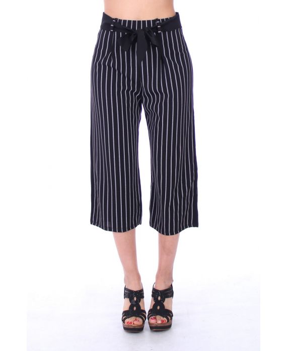 PANTS STRIPED 9191 BLACK